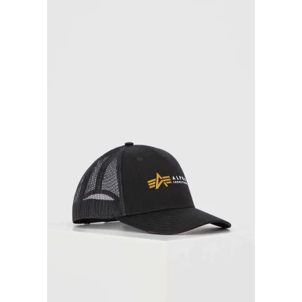 106901 03 alpha industries alpha label trucker cap 001