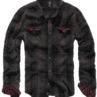 Košulja brandit duncan check shirt long sleeve brown black check