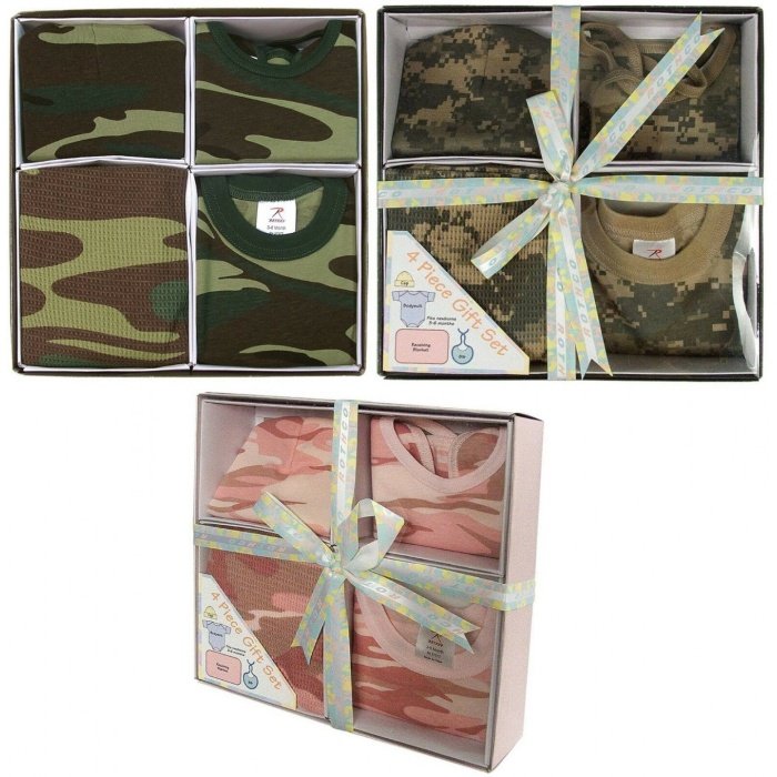 4-delni komplet set za bebe u kutiji – military shop, army shop