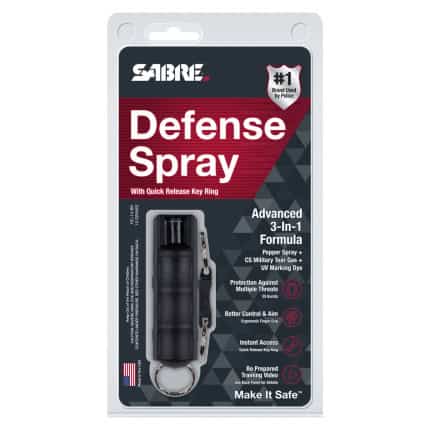 biber sprej Sabre Red quick release crna – Crna