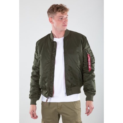 MA1 VF59 Alpha Industries pilotska jakna crna