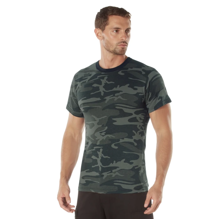 majica rothco kratak rukav black camo 1864 1