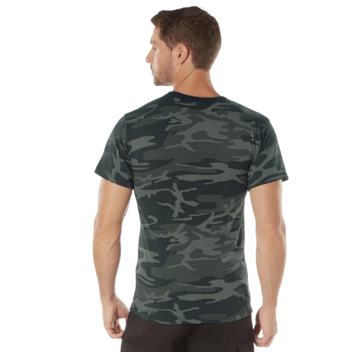 majica rothco kratak rukav black camo 1864 2