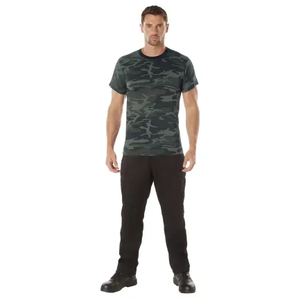 majica rothco kratak rukav black camo 1864 3