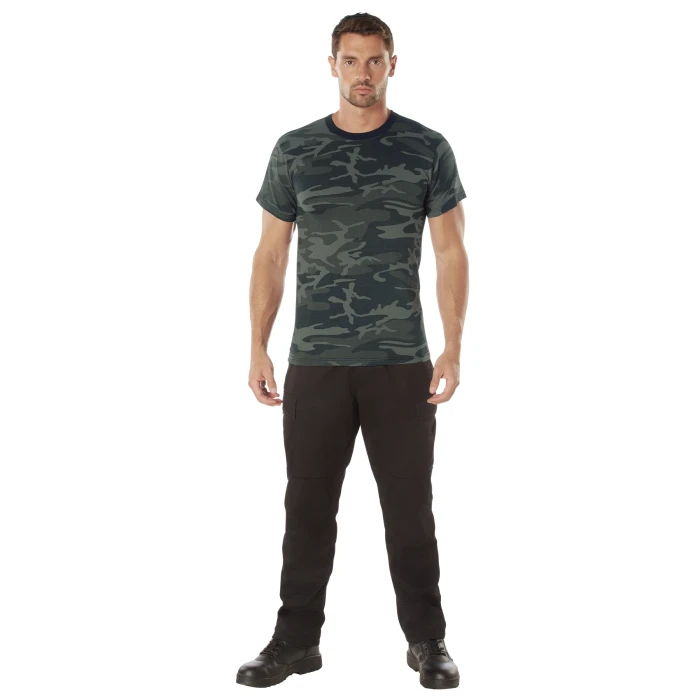 majica rothco kratak rukav black camo 1864 3
