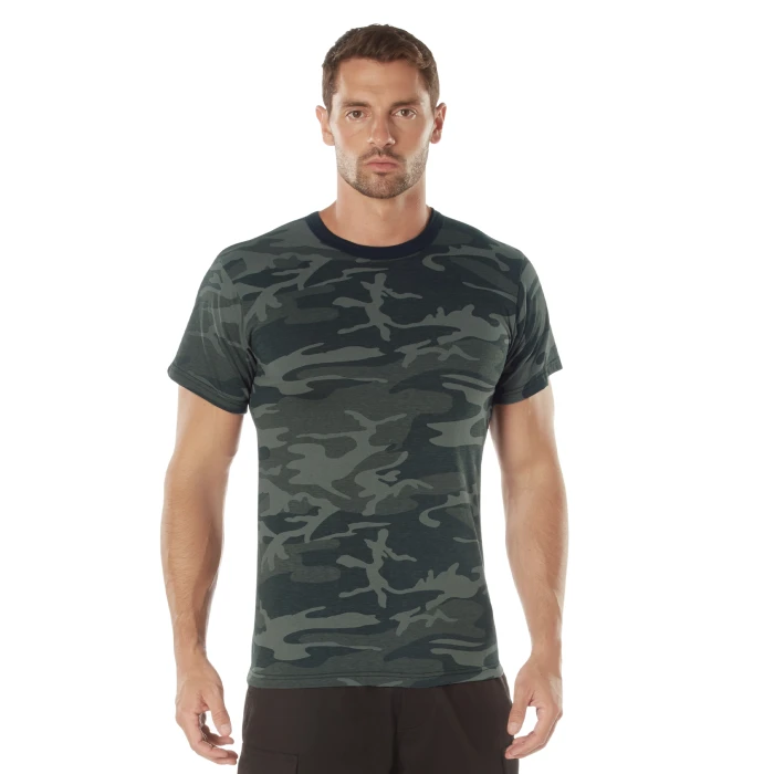 majica rothco kratak rukav black camo 1864
