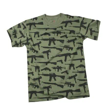 majica rothco sa puskicama multi print guns #66360