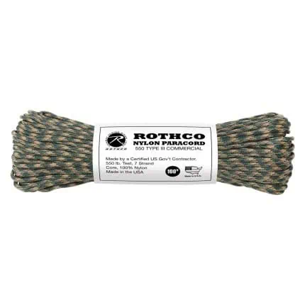 Parakord kanap dužine 30m nosivosti 250kg – military shop, army shop