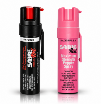 Sabre Red biber sprej suzavac sa klipom crni roze