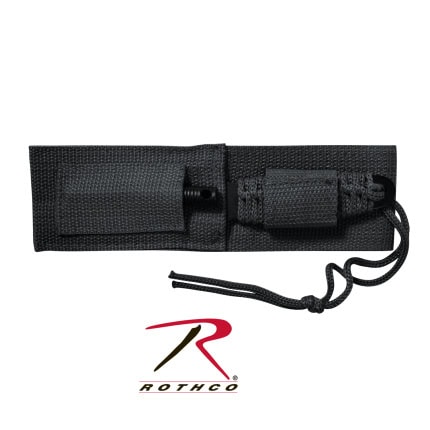 taktički nož Rothco Parakord fire starter – Crna