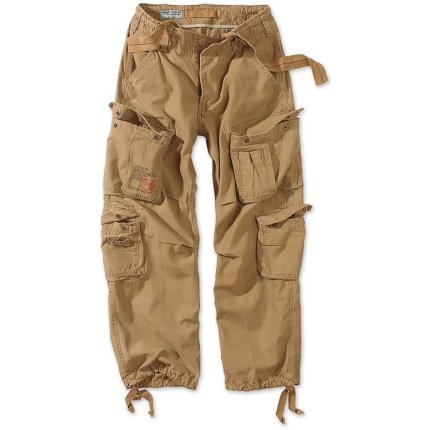 Premium pantalone Surplus Airborne vintage - Coyote, 2XL