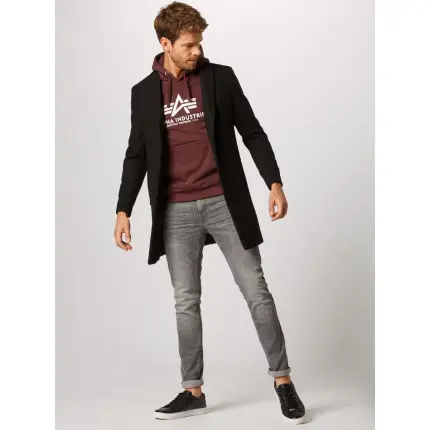 duks basic hoody #178312 deep maroon 5