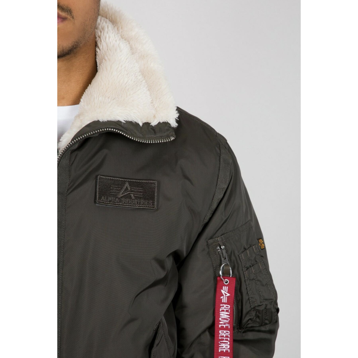 jakna alpha b15 3 tt sa krznom black olive 198122 2