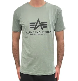 alpha basic t dusty green