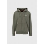 duks basic zip hoody sl 118342 dark olive 1
