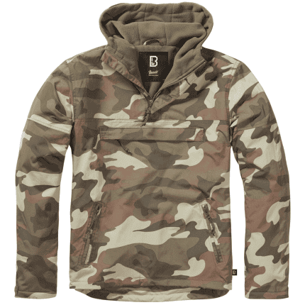 Brandit windbreaker maskirna vetrovka – Woodland light S