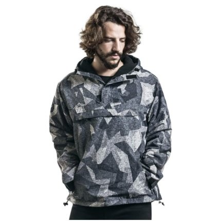 windbreaker brandit night camo digital 1