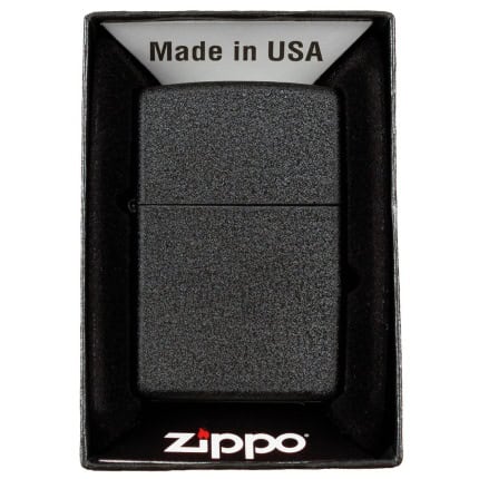 upaljač Zippo made in USA metalni – Crna