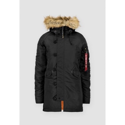 ženska polarna jakna Alpha Industries N3B VF59 crna maslinasta – Crna XS
