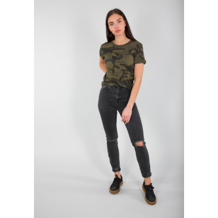 new basic t zenska camo majica