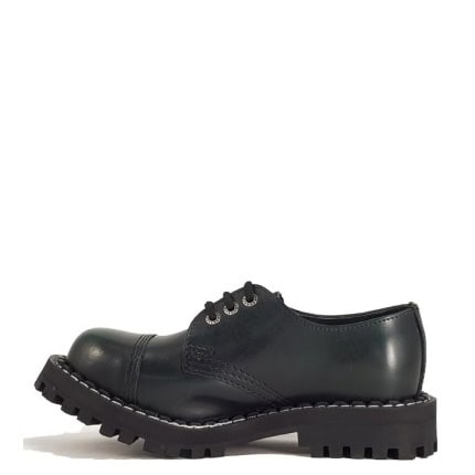 martinke Steel-Boots 3 kopče crna – Crno-zelena 41