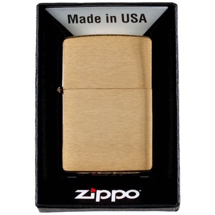 upaljač Zippo made in USA metalni – Zlatna