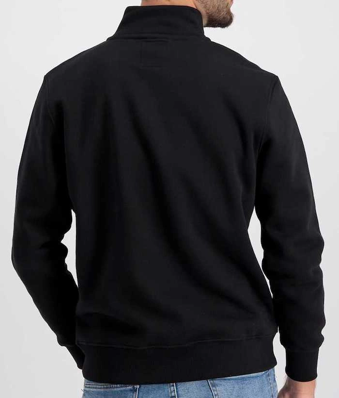 duks alpha industries basic half zip #108308 crni 1 duks alpha industries basic half zip 108308 crni 1