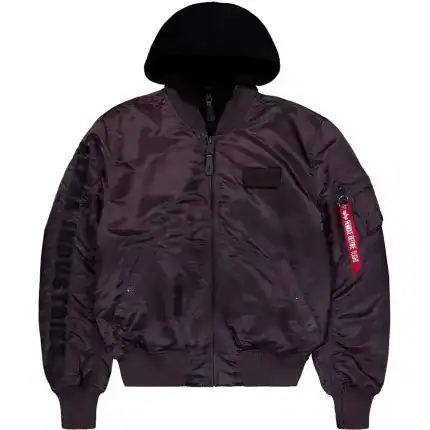 Alpha Industries Ma1 bomber jakna šljiva