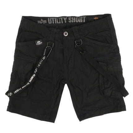 Alpha Industries Utility bermude crne