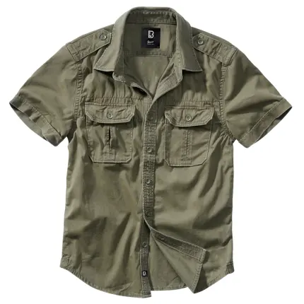 kosulja brandit vintage kratak rukav #4024 olive