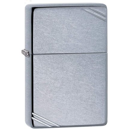Zippo Vintage with Slashes Street Chrome Pocket Lighter #267