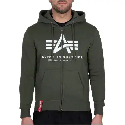 duks basic zip hoody #178325 dark olive