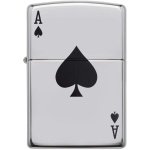 Zippo 24011 Ace of Spades hromirani upaljač visokog sjaja 2