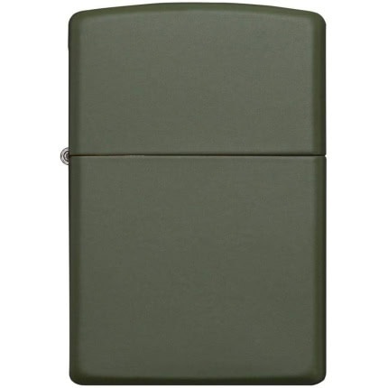 zeleni mat upaljač Zippo metalnim kućištem