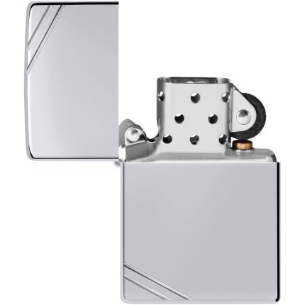 zippo upaljač vintage high polish chrome 3
