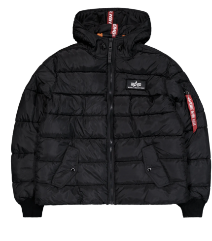 jakna alpha hooded puffer #118113
