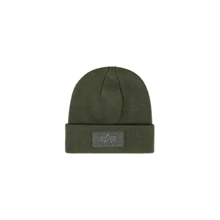 zimska kapa Alpha Velcro Beanie crna – Tamno zelena