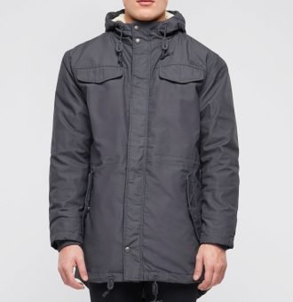 jakna brandit marsh lake teddyparka #9442 anthrazit 3