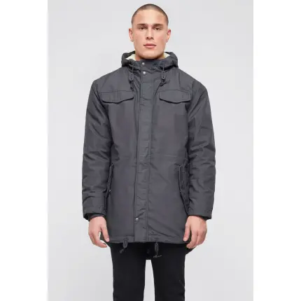jakna brandit marsh lake teddyparka #9442 anthrazit 3