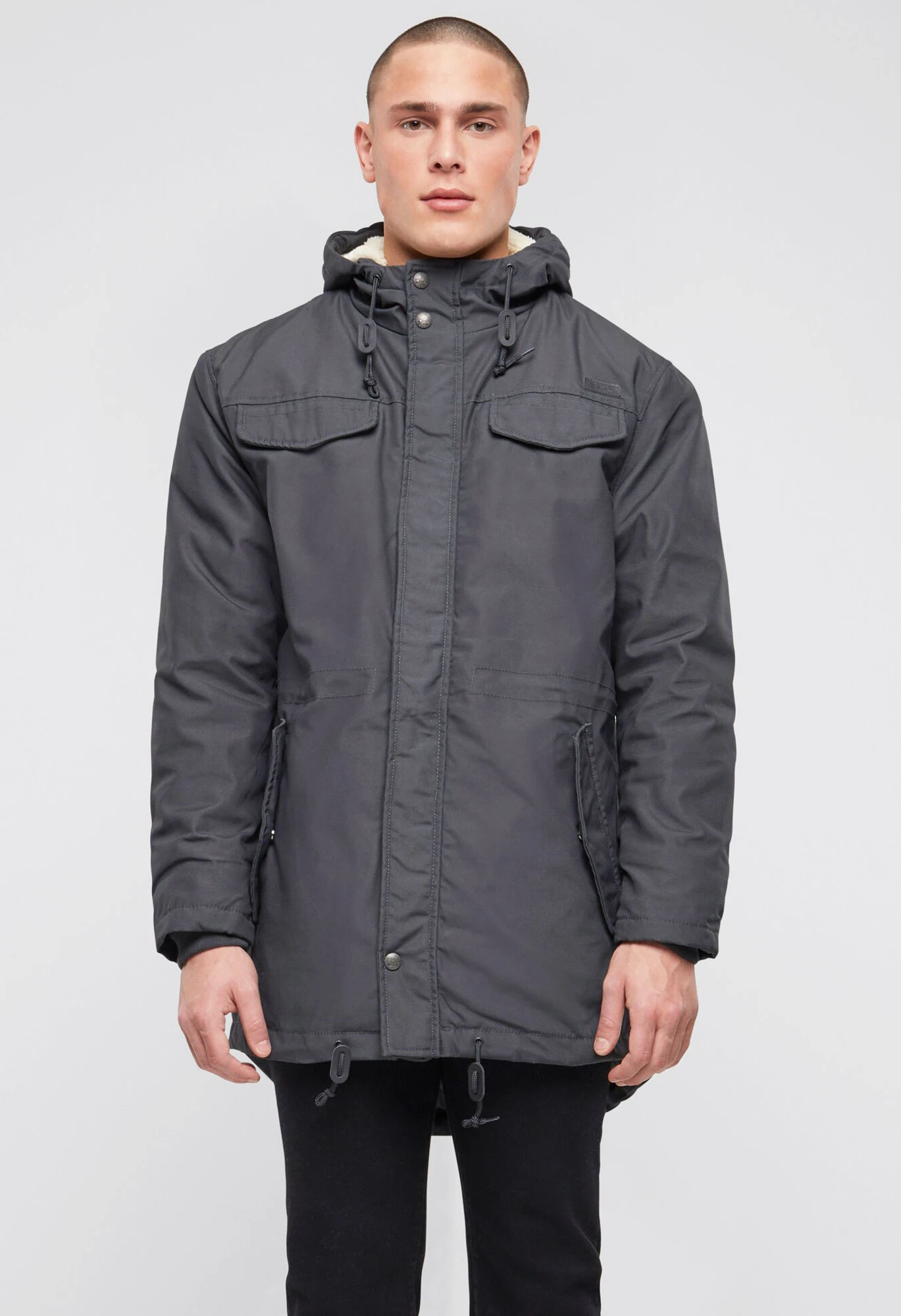 jakna brandit marsh lake teddyparka #9442 anthrazit 3