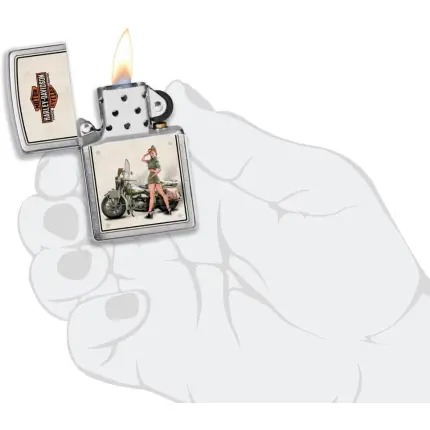 upajac zippo harley davidson wwii army pinup 2