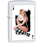 upaljac zippo pin up girl four ace of spades 1