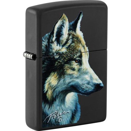 Zippo 53226 Linda Picken Lighter wolf 3