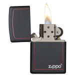 upaljac zippo matte black red