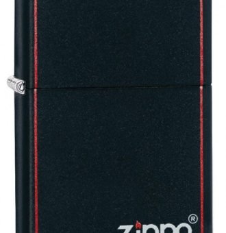 upaljac zippo matte black red 2