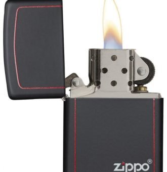upaljac zippo matte black red