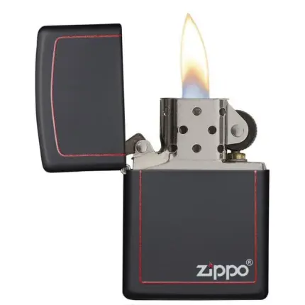 upaljac zippo matte black red
