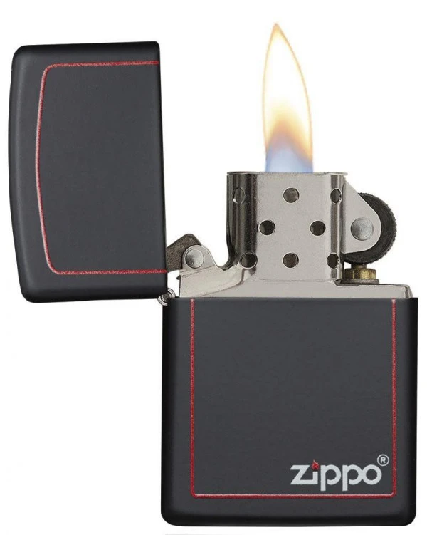 upaljac zippo matte black red