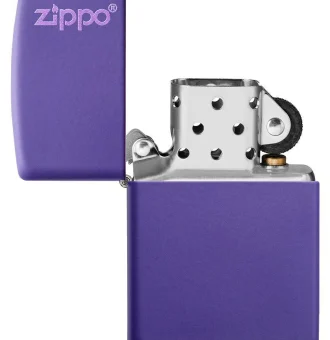 zippo upaljac purrple matte log 237ZL 7