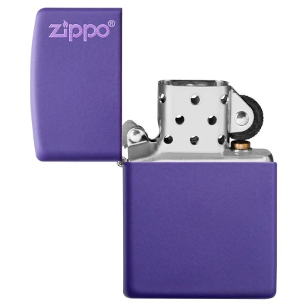zippo upaljac purrple matte log 237ZL 7